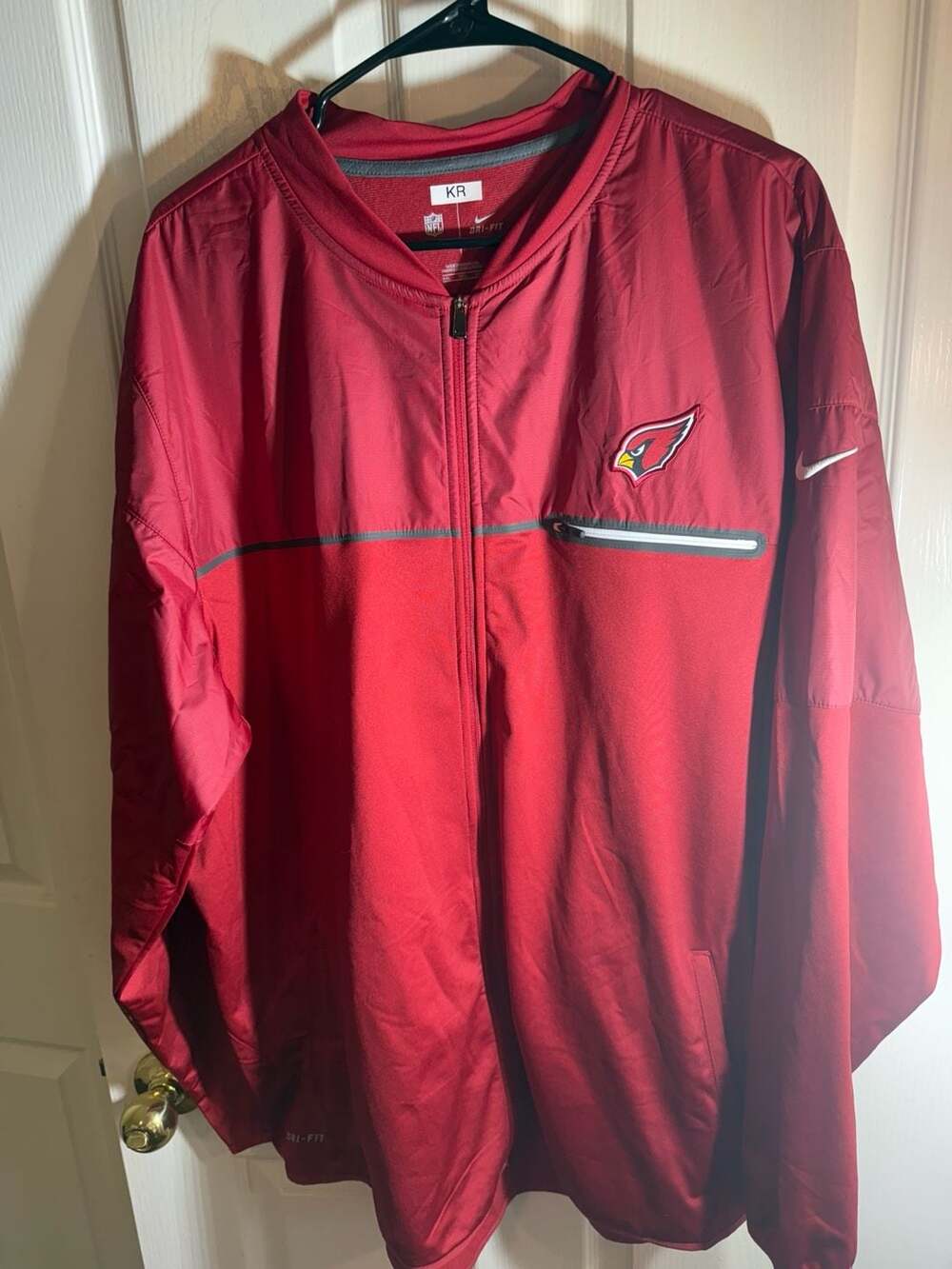 Nike NFL Arizona Cardinals Elite Hybrid On-Field Sideline Full-Zip Jacket